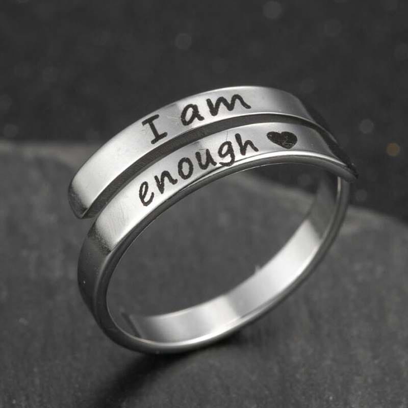 Retro English double ring, view 1