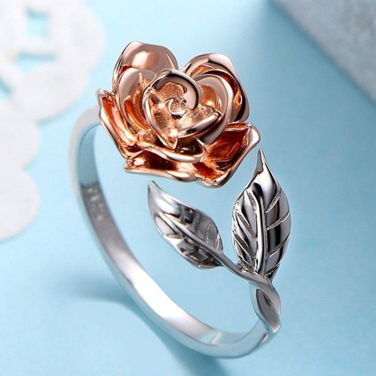 Rose Adjustable Ring, view 1