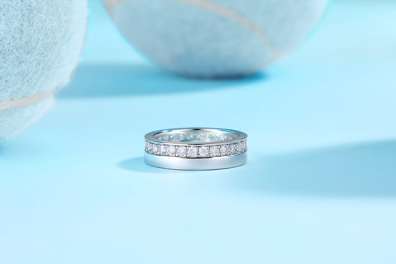 Galaxy Moissanite S925 Silver Ring, view 1