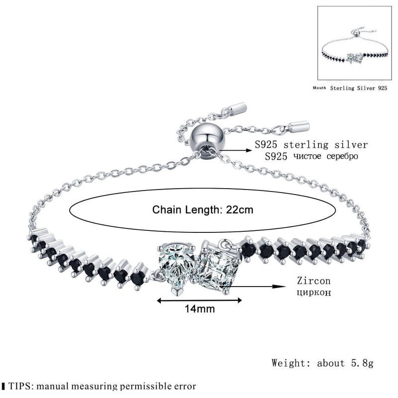 European and American Fashion Diamond Bracelet, view 1