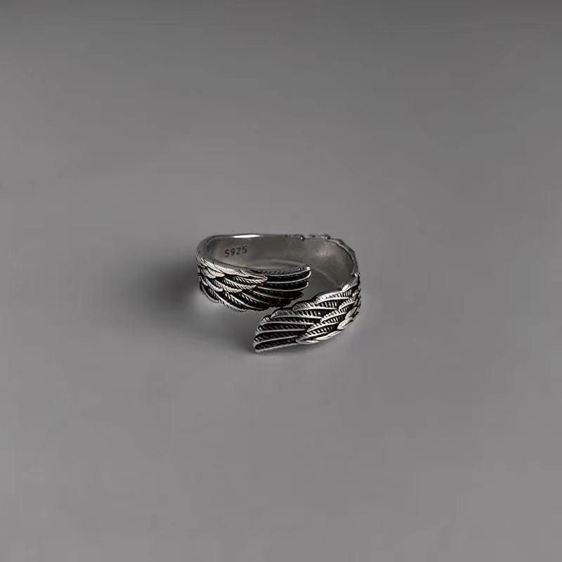 Angel Wings Couple Ring, view 1