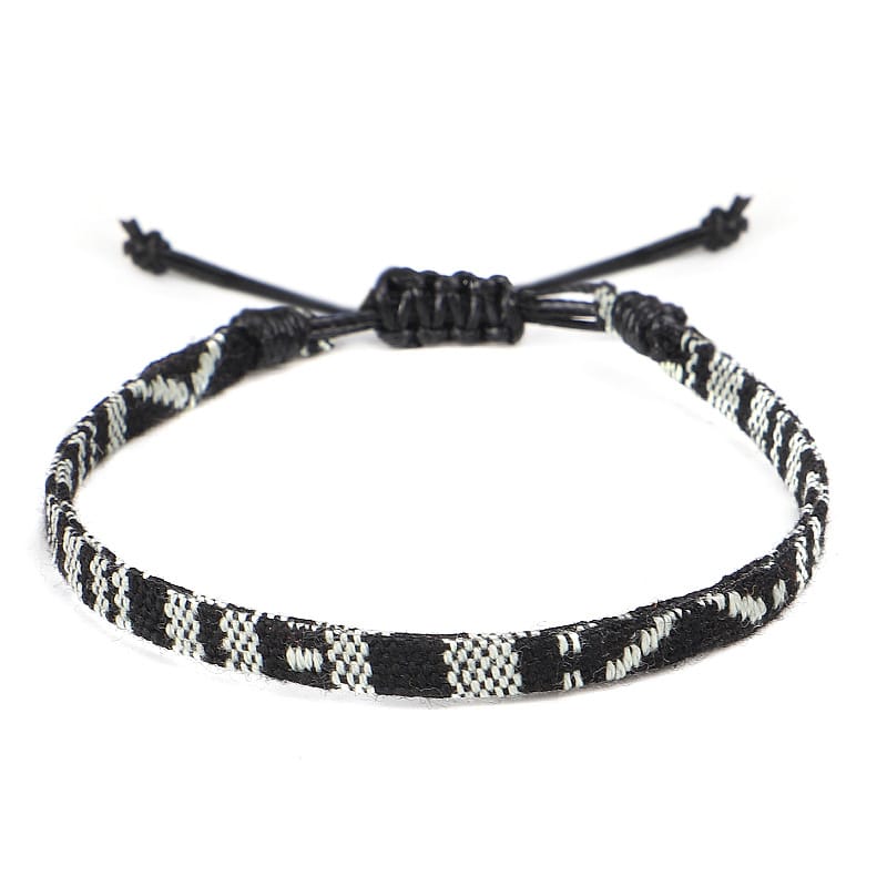 Hand Woven Rainbow Color Anklet, view 1