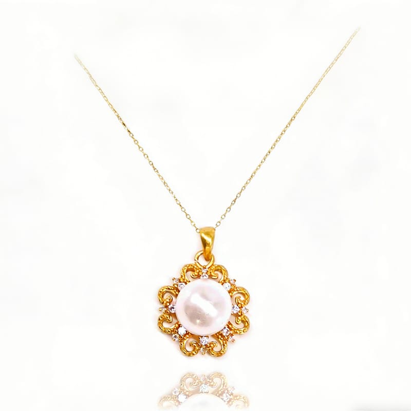 Sun Pendant Choker Necklace, view 1