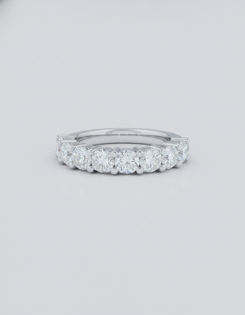 Crown Moissanite S925 Silver Ring — US 5 — studio main