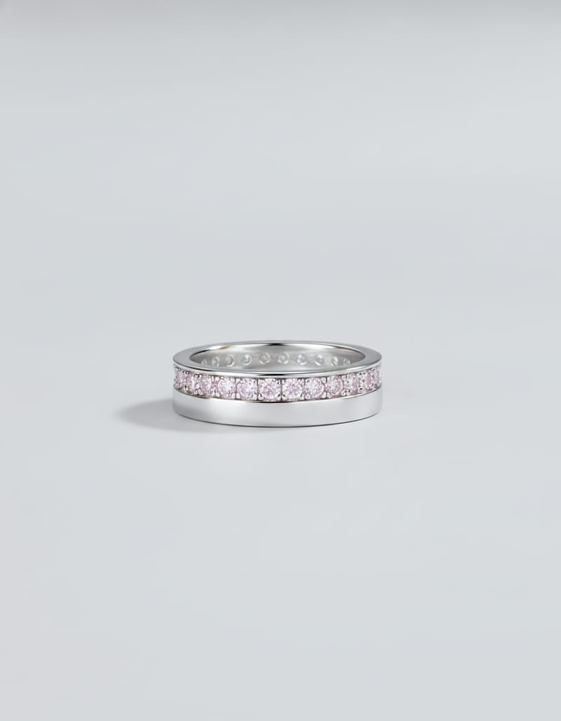 Galaxy Moissanite S925 Silver Ring — US 5 — studio main