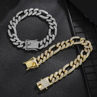 Men's Chunky Cuban Link Chain Necklace