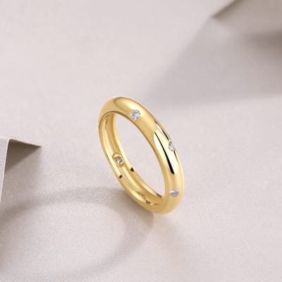 Starry Moissanite S925 Silver Ring