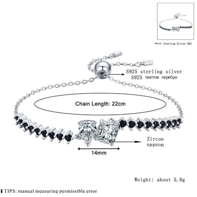 European Fashion Diamond Bracelet, Micro Inlaid Zircon