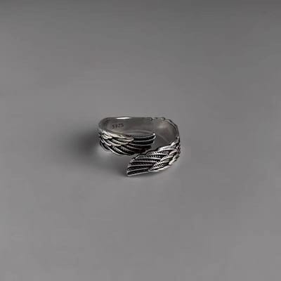 Angel Wings Couple Ring