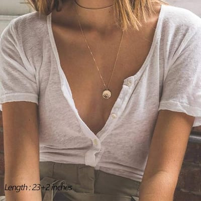 Dainty Layered Choker Necklace