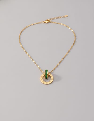 Gold Geometric Clavicle Chain Necklace