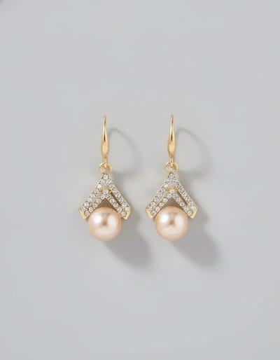 Water Drop Pearl Earrings