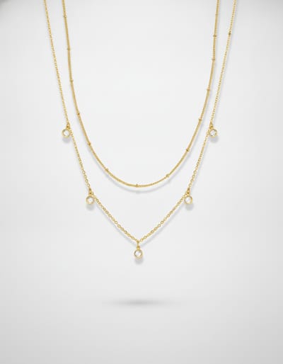 Waterdrop Chain Choker Necklace